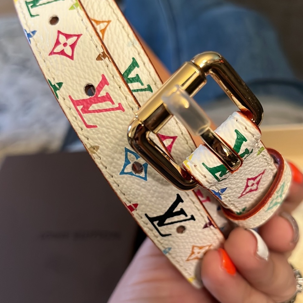Louis Vuitton belt multi color monogram - Picture 11 of 16